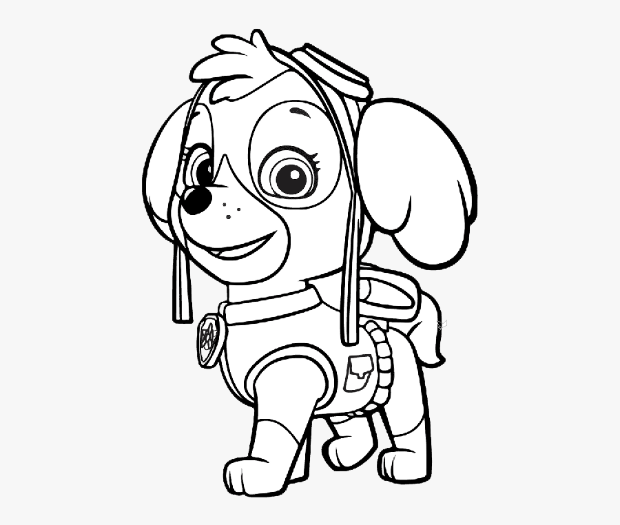 Transparent Patrulha Canina Png - Draw Skye Paw Patrol, Transparent Clipart