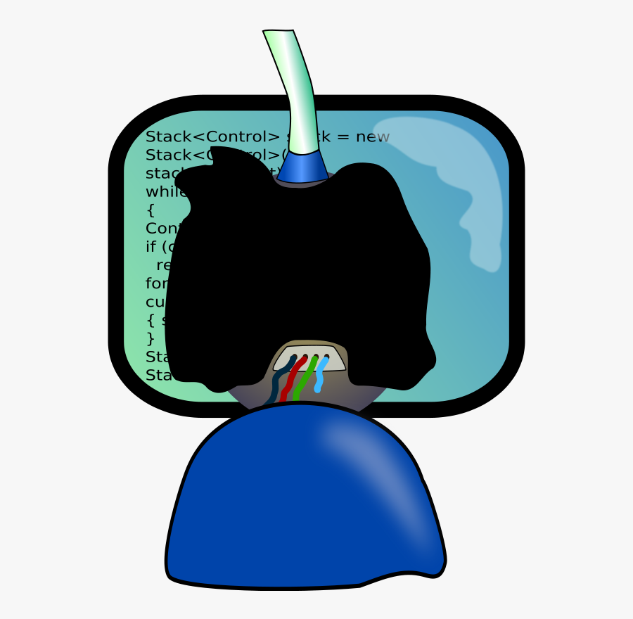 Free Pluged In Coder - Coder Png, Transparent Clipart