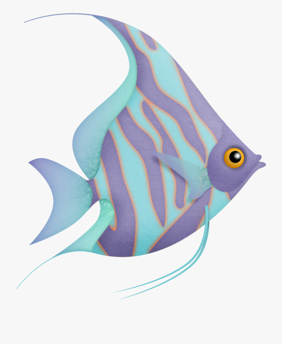 Fundo Do Mar Pez Angel Fish Drawings Cute - Fish Drawings, Transparent Clipart