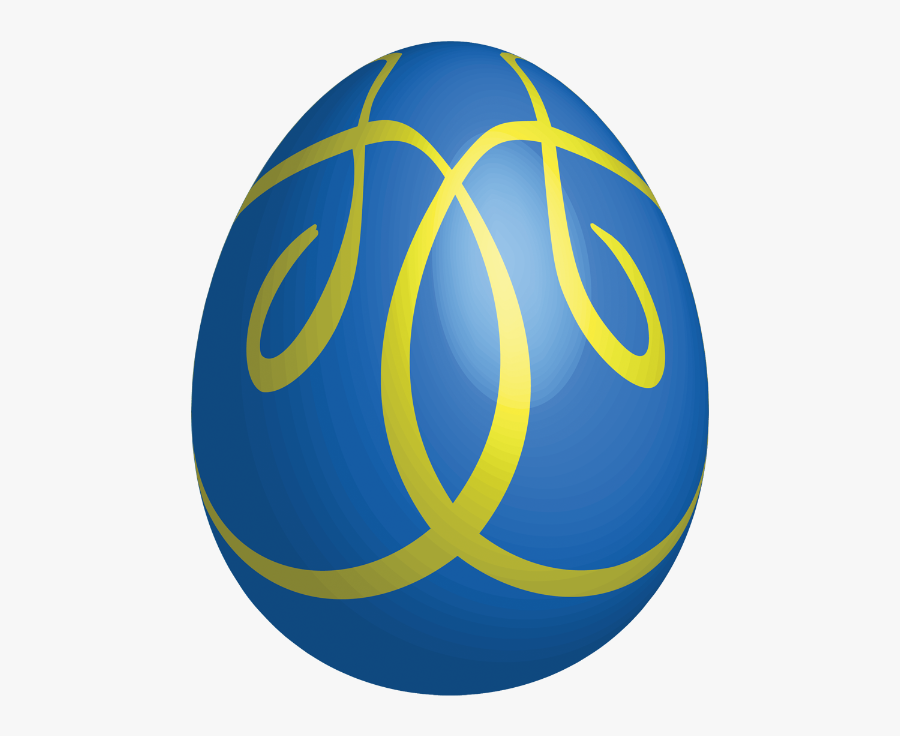 Blue And Yellow Egg Clipart , Png Download - Blue And Yellow Egg, Transparent Clipart