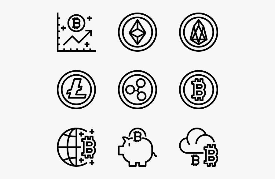 Cryptocurrency - Algorithm Icon , Free Transparent Clipart - ClipartKey