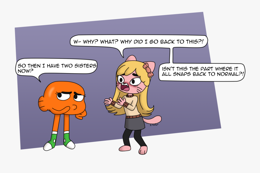 The Amazing World Of Misfortune - Amazing World Of Gumball Genderbend, Transparent Clipart