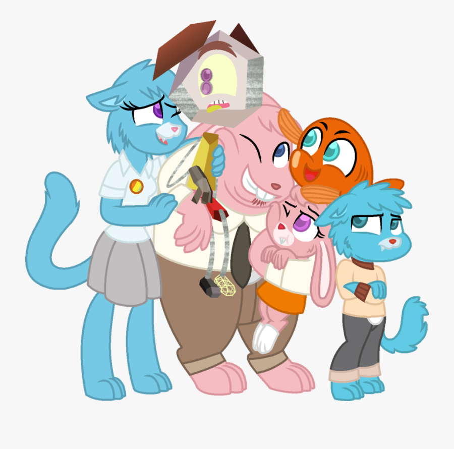 Gumball X Rob Fanfiction - Amazing World Of Gumball Rob X Gumball, Transparent Clipart