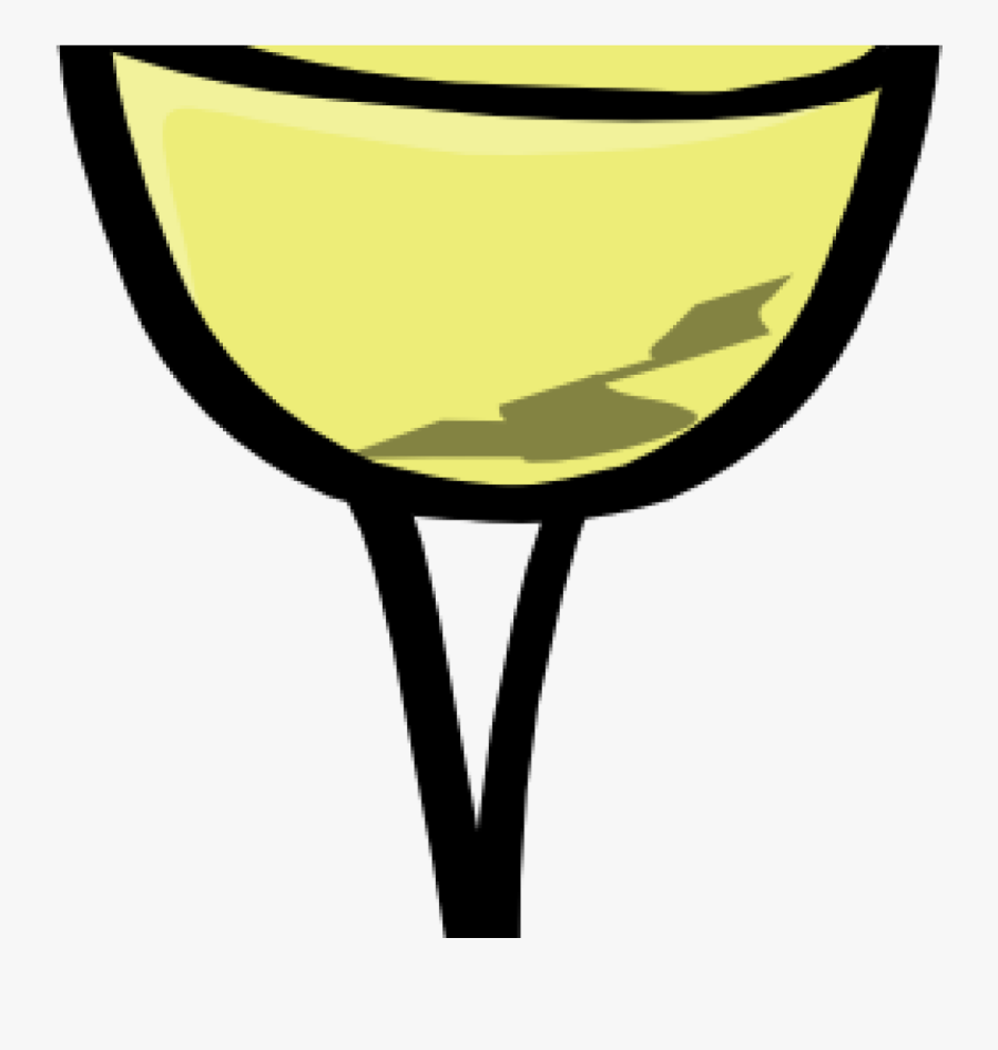 White Wine Glass Clip Art, Transparent Clipart