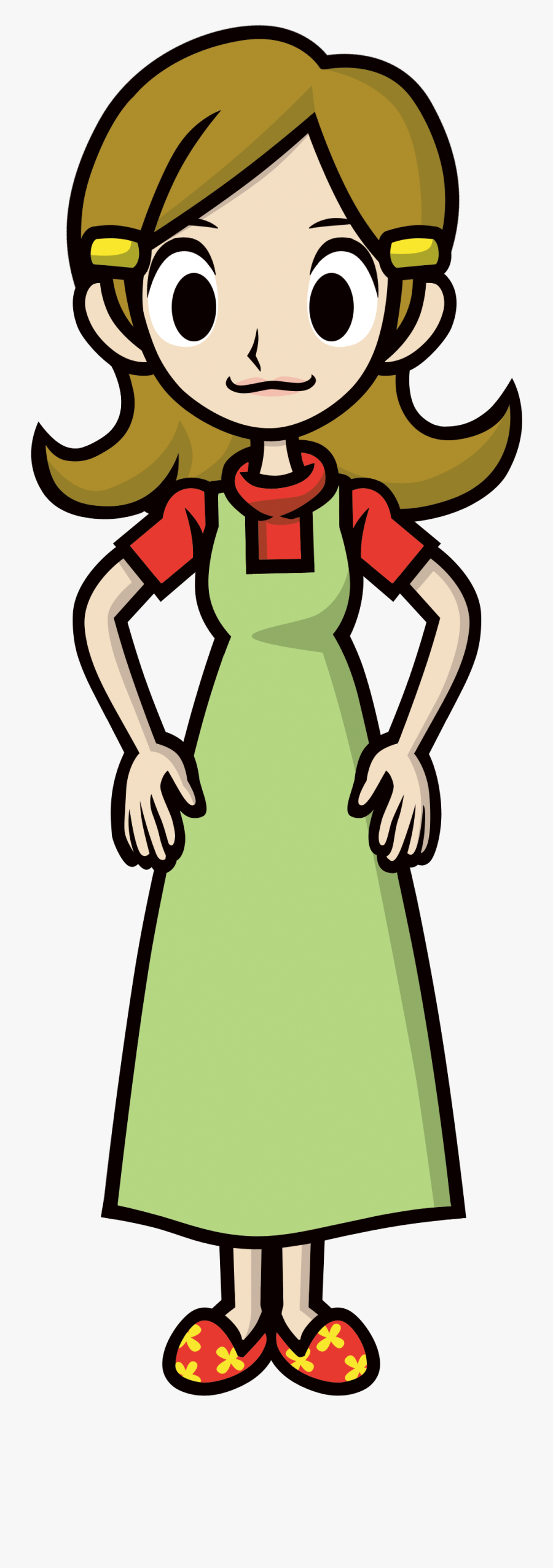 Warioware 9 Volt Mom, Transparent Clipart