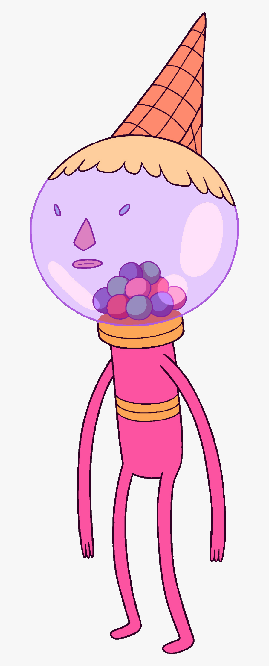 Gumball Guardian Mascot - Hora De Aventura Guardianes De Chicle, Transparent Clipart