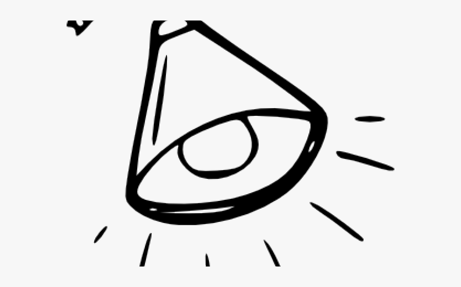 Colouring Picture Of A Light, Transparent Clipart