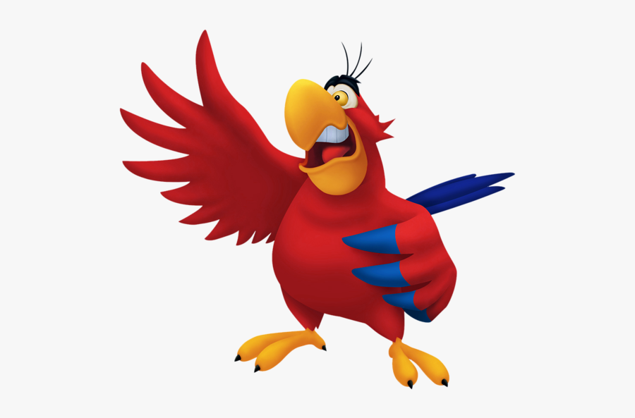 Moving Clipart Chicken Wing - Iago Aladdín, Transparent Clipart