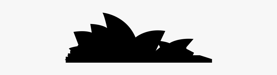 Australia Opera House Silhouette, Transparent Clipart