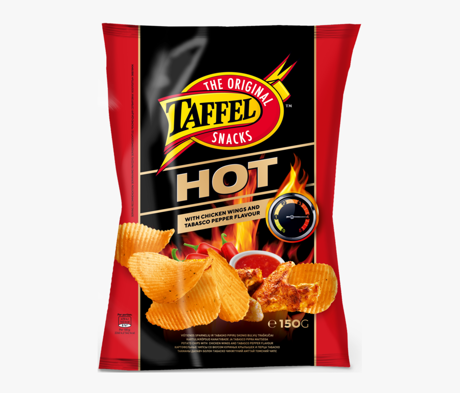 Transparent Buffalo Wings Clipart - Taffel Hot Chips, Transparent Clipart