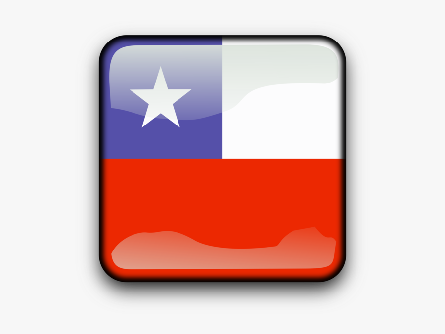 Square,red,rectangle - Bandera De Chile Icono, Transparent Clipart