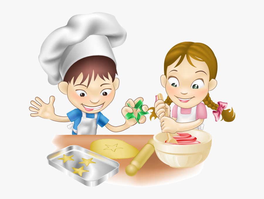 Clipart Pasta Yapan Çocuklar - Related To Home Science, Transparent Clipart