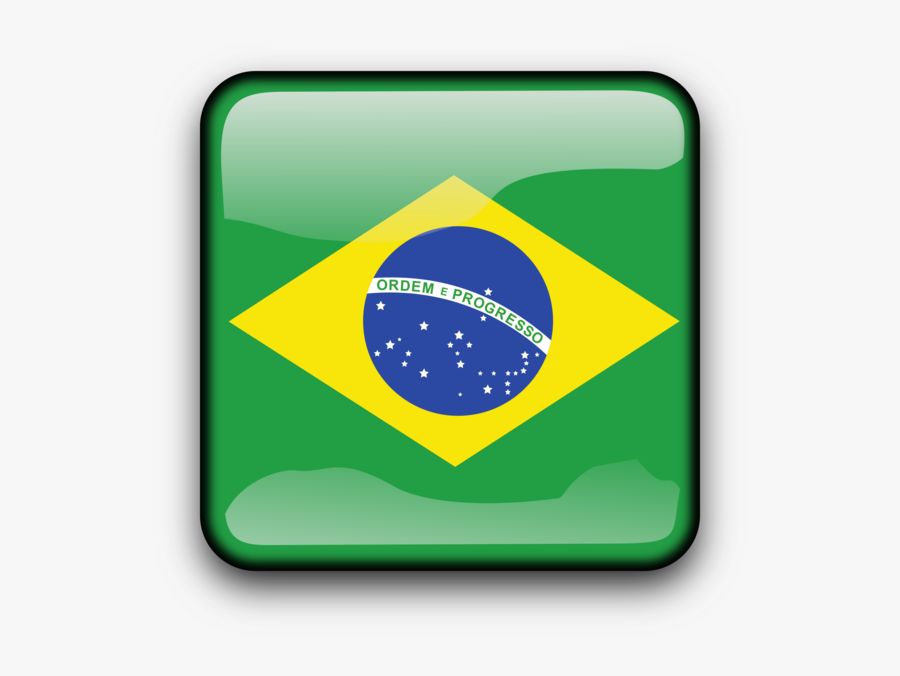 Ball,symbol,grass - Brazil Flag, Transparent Clipart