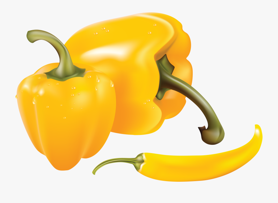 Yellow Pepper Png Image - Yellow Pepper Png, Transparent Clipart