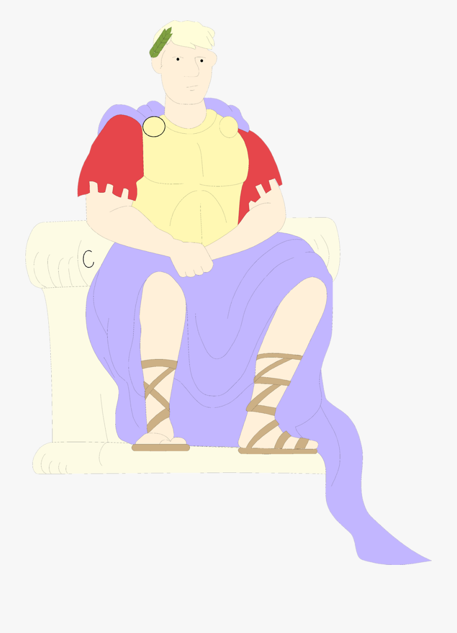 Julius Caesar - Cartoon, Transparent Clipart