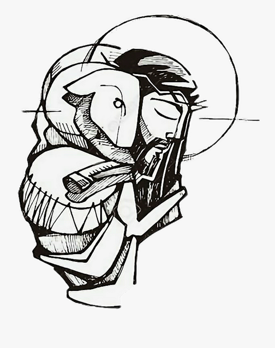 Goodshephard Sheep Jesus God Jesussaves Unconditonallov - Vector Jesus, Transparent Clipart