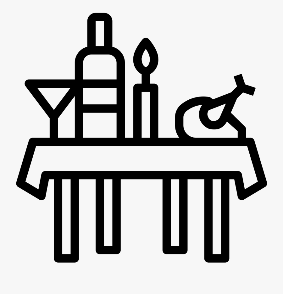 Dinner Party Banquet Icon, Transparent Clipart