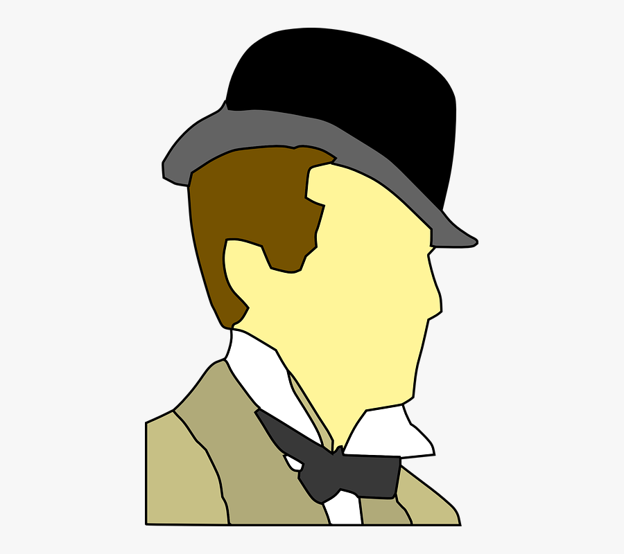 Topper, Man, Clothing, Hat, Suit, Wearing, Businessman - Man And A Hat Clipart, Transparent Clipart
