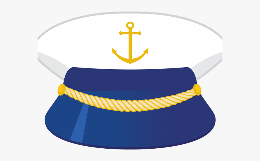 Hat Clipart Nautical - Captain Clipart, Transparent Clipart