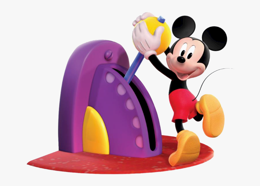 Mickey Pulling Lever - Mickey Mouse Clubhouse Clipart Png, Transparent Clipart