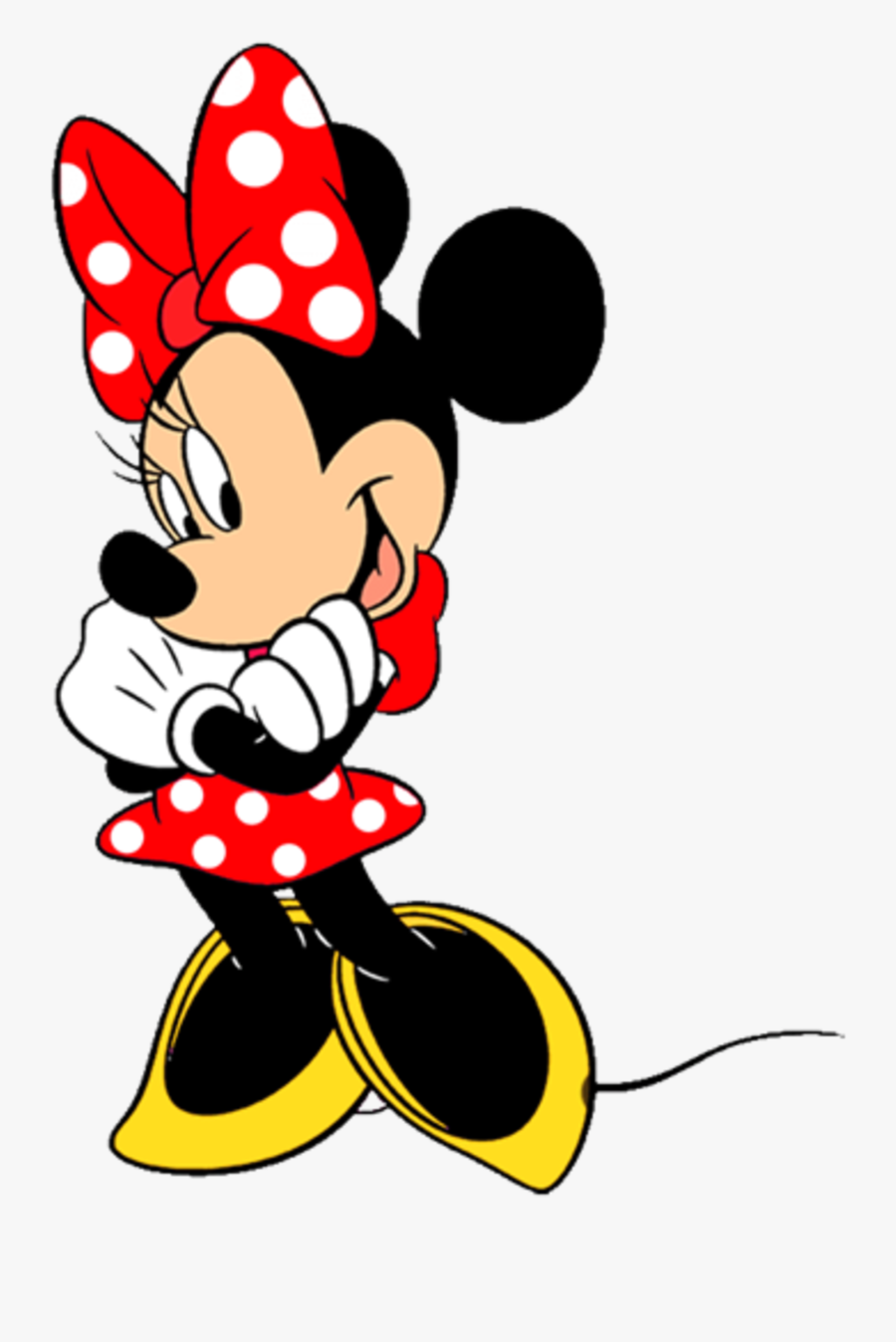 Minnie Mouse Red Png, Transparent Clipart