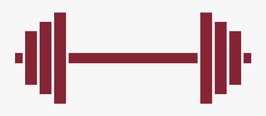 Transparent Weight Clipart - Transparent Background Dumbbell Clip Art, Transparent Clipart