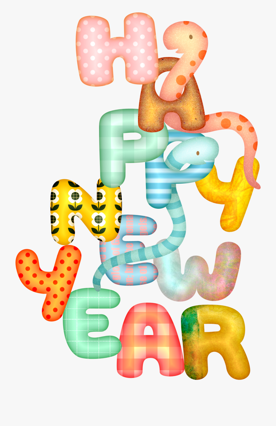 Snake Happy New Year, Transparent Clipart