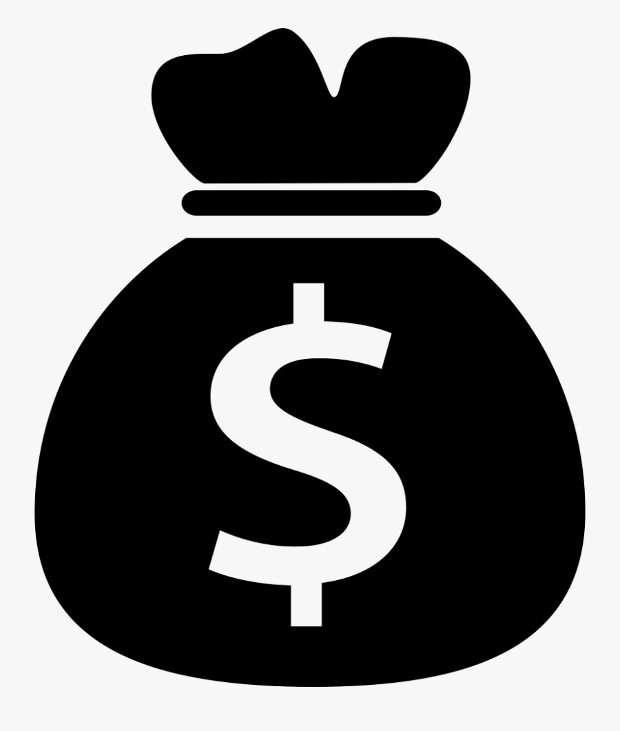 Money-bag - Money Bag Icon Blue, Transparent Clipart
