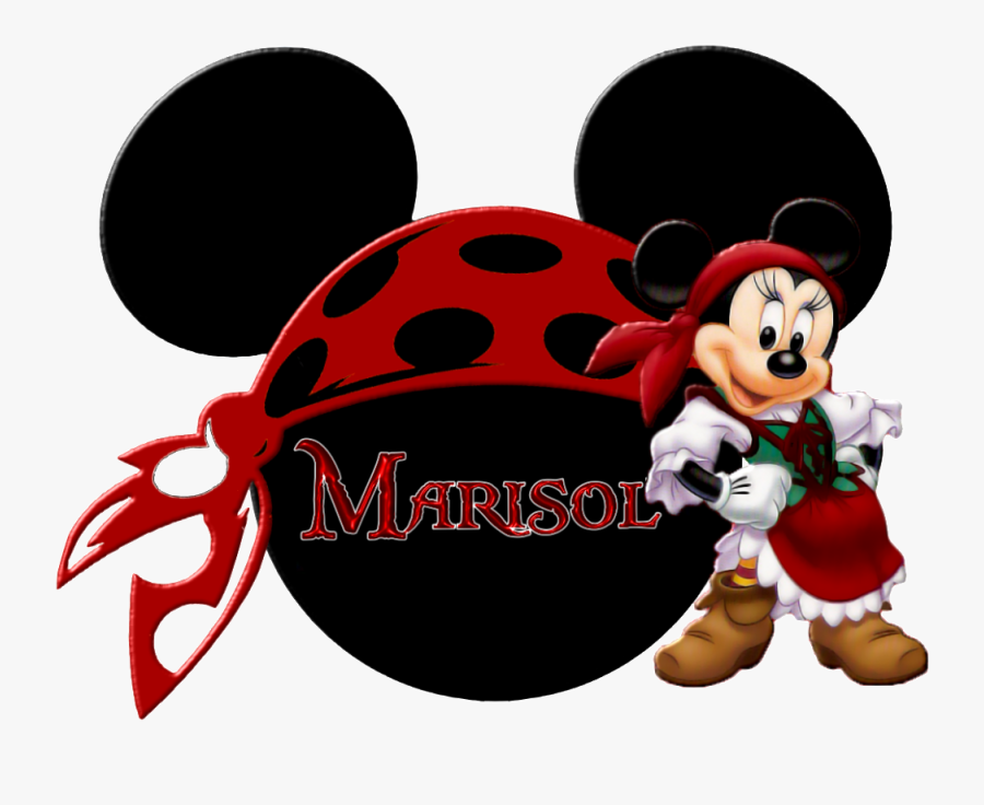 Minnie Mouse Pirate Png, Transparent Clipart
