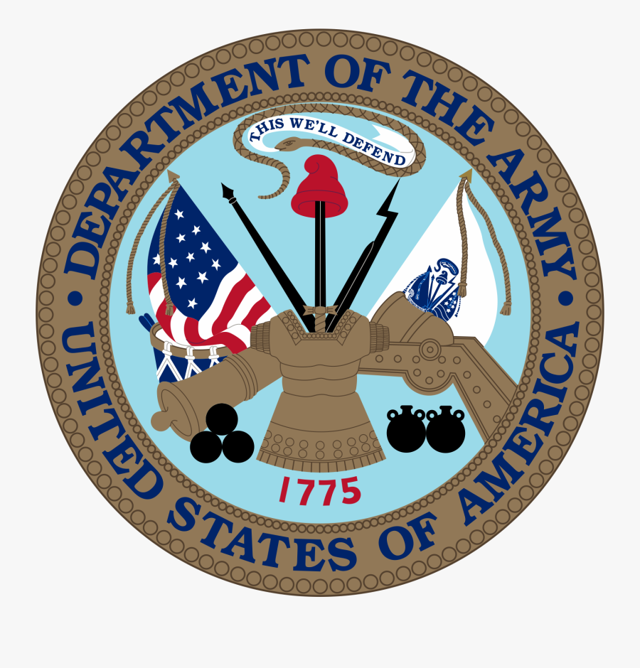 Skull Clipart Us Army - Department Of The Army United States Of America Seal, Transparent Clipart