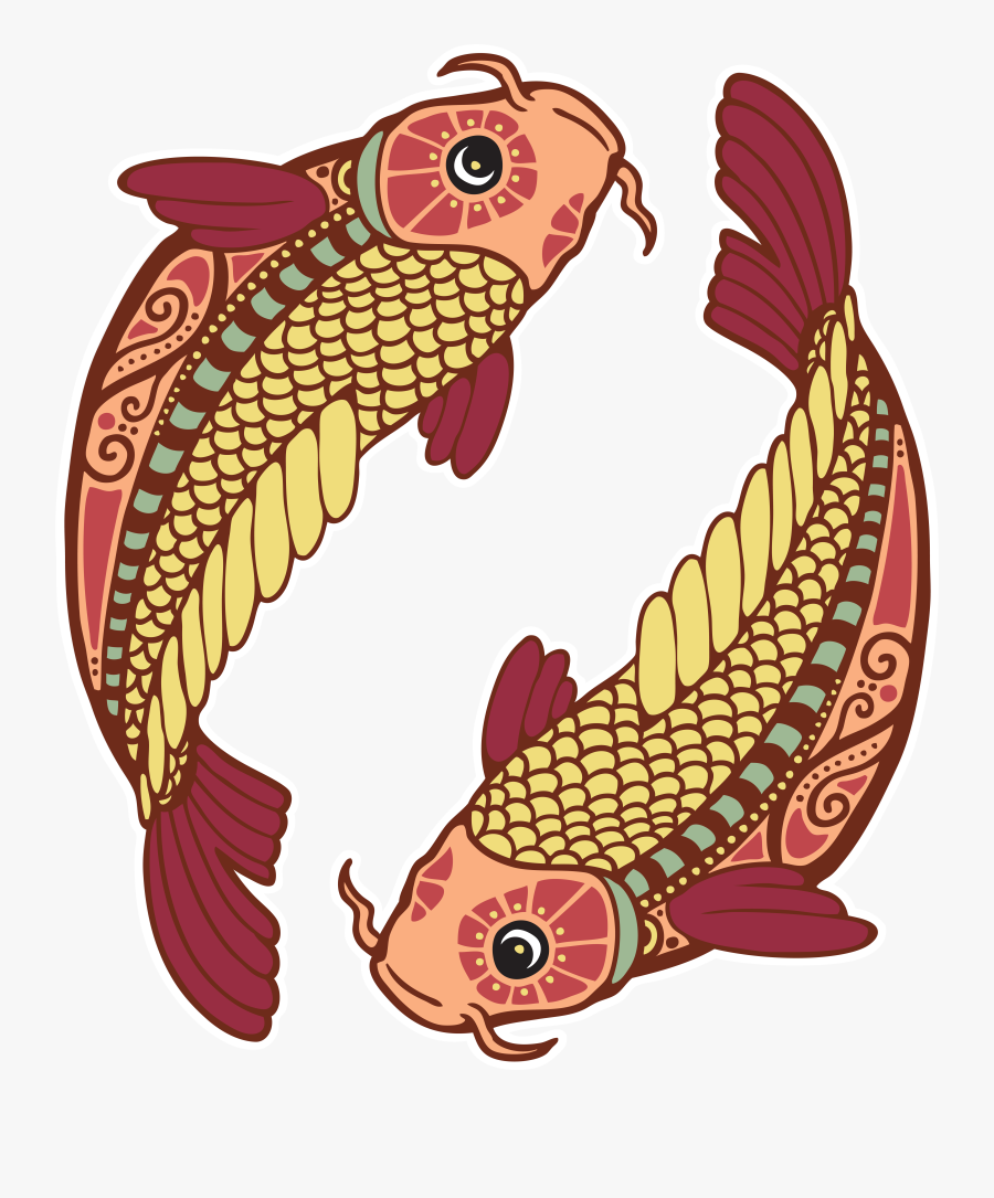 Koi February 20 Horoscope 19 January Clipart - Знак Зодиака Рыбы Png, Transparent Clipart