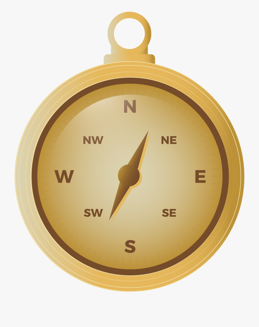 Compass Clipart Png Image Free Download Searchpng - Wall Clock, Transparent Clipart