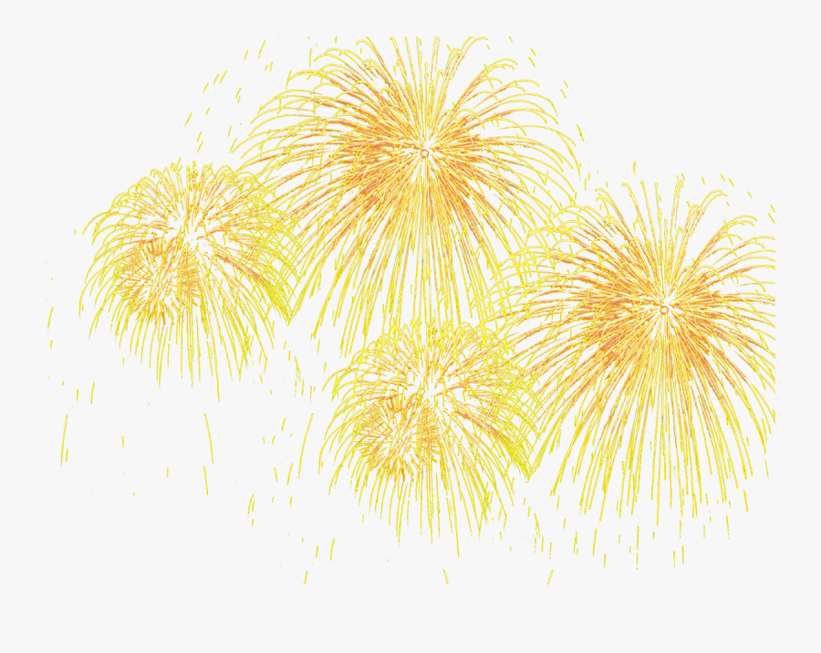 Transparent New Years Fireworks Clipart - Fogos Artificio Png, Transparent Clipart