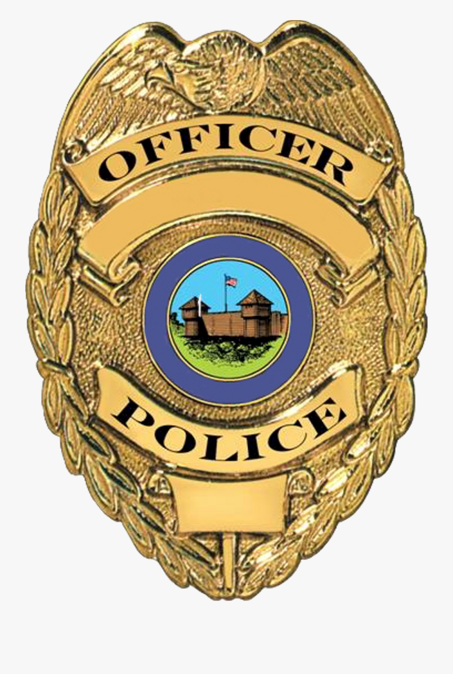 Police Badge Officer Clipart Customclipart Lawenfo - Kid Police Badge, Transparent Clipart