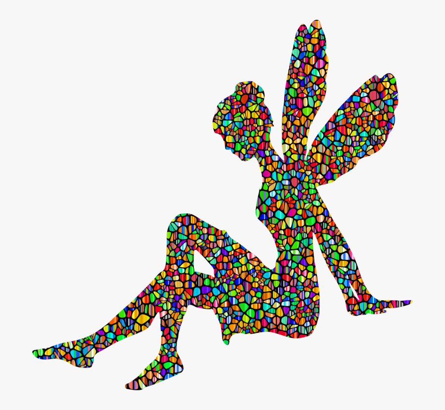 Clip Art Fairy Black And White - Transparent Background Fairy Silhouette Png, Transparent Clipart