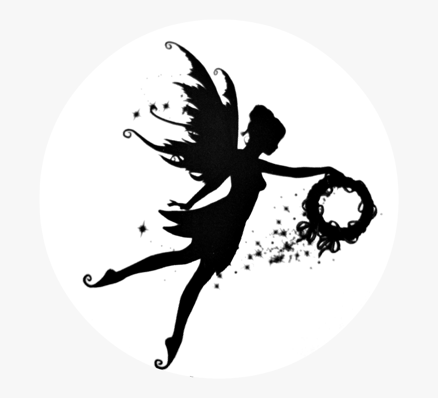 Flying Fairy Black And White , Free Transparent Clipart - ClipartKey.