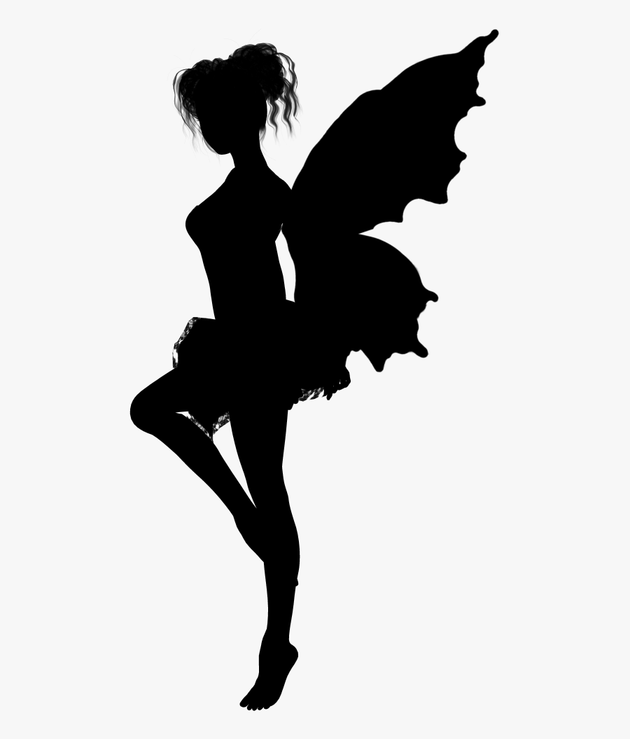 60766 - Small Fairy Silhouette , Free Transparent Clipart ...