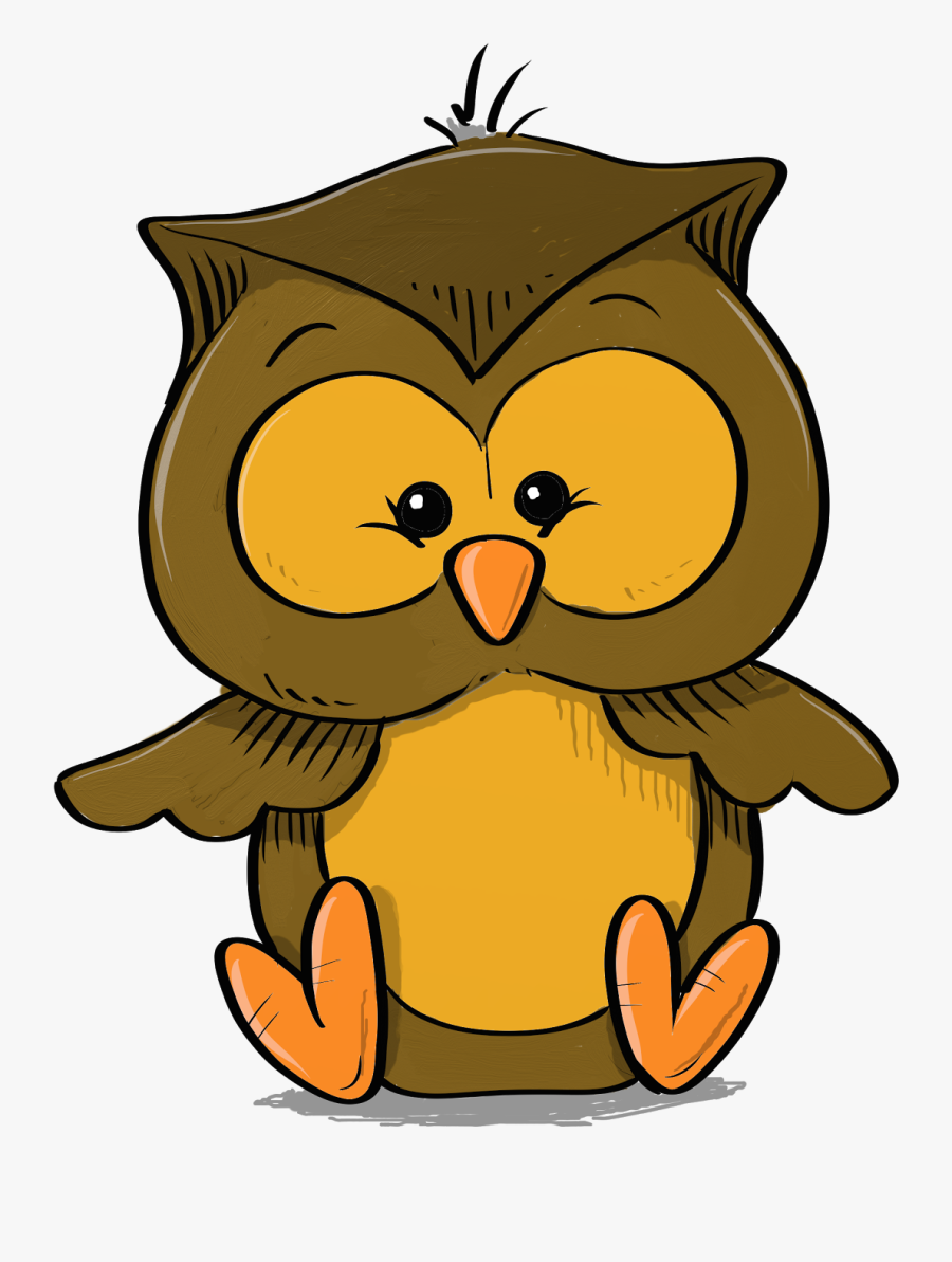 Clip Art Clip Art Owl Illustration - Owl Transparent Background Cartoon, Transparent Clipart