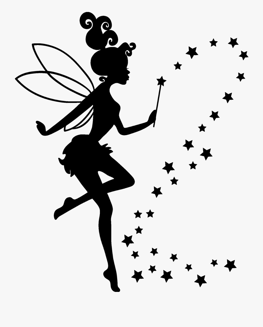 #fairy #fairies #wings #silhouette - Fairies With Wings, Transparent Clipart