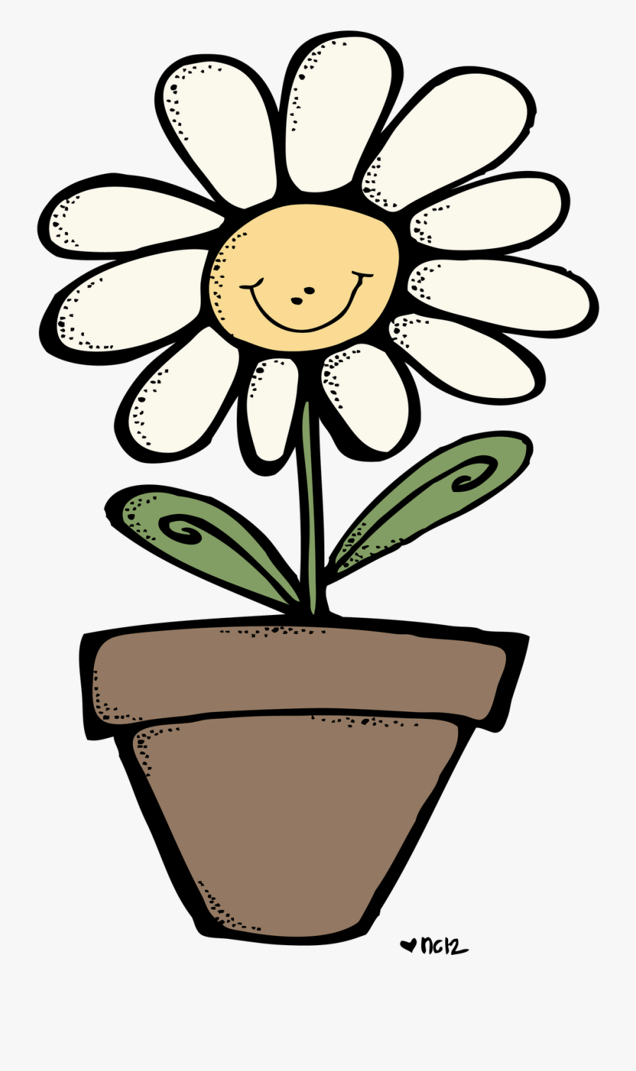 February - Melonheadz Clipart Flower, Transparent Clipart