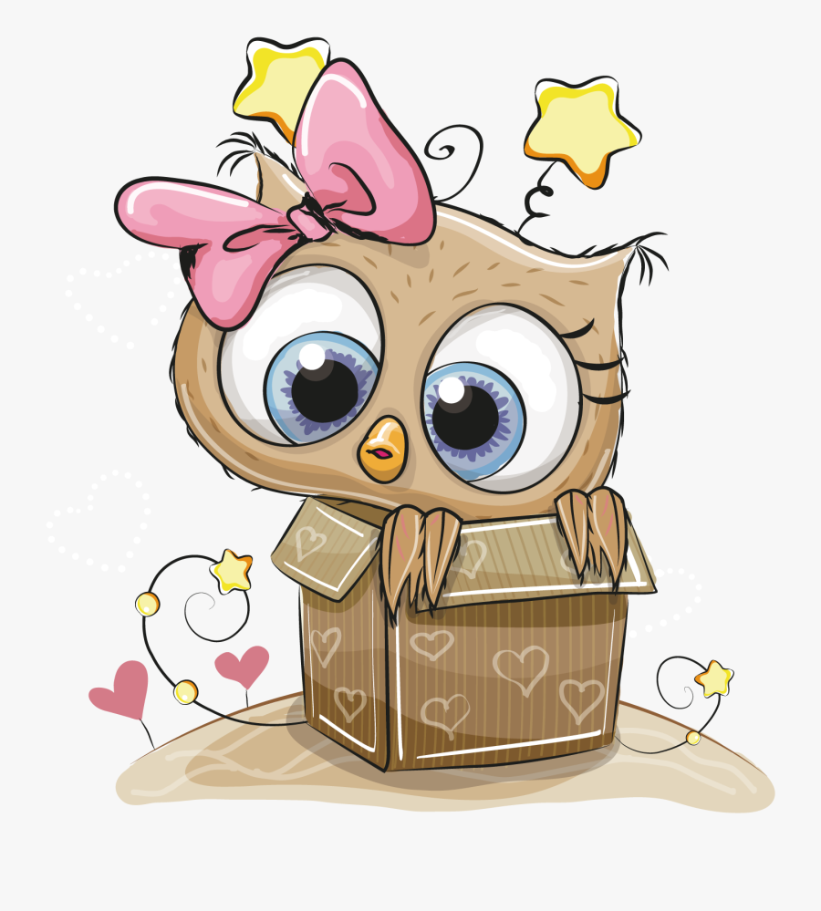 Transparent Box Clipart Png - Baby Shower Owl Girl, Transparent Clipart