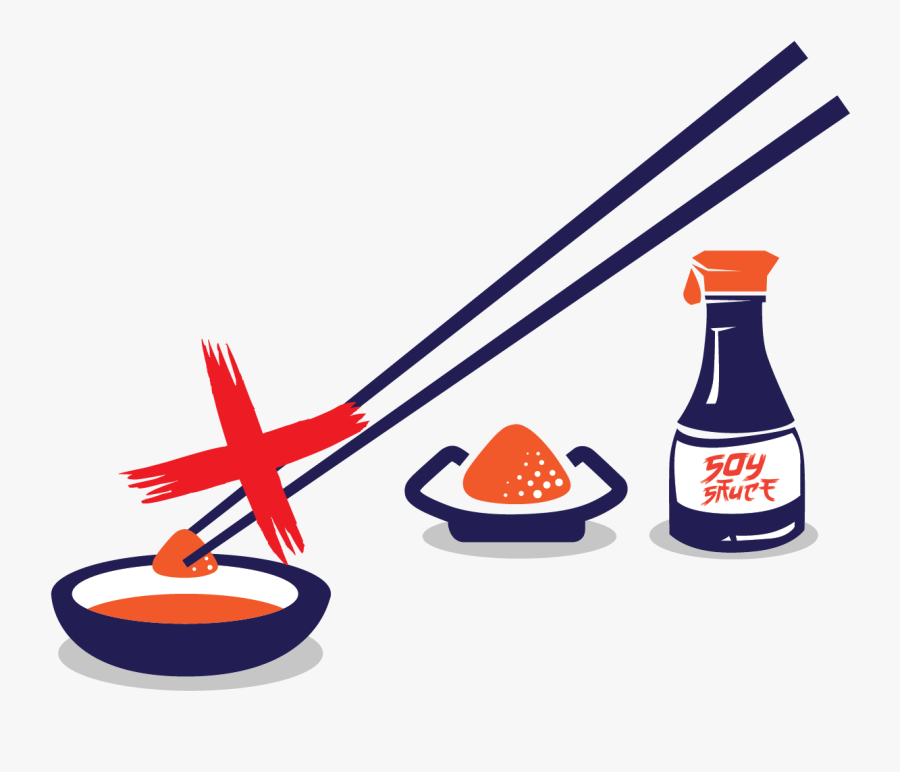 Do Not Mix Wasabi With Soy Sauce Clipart , Png Download, Transparent Clipart