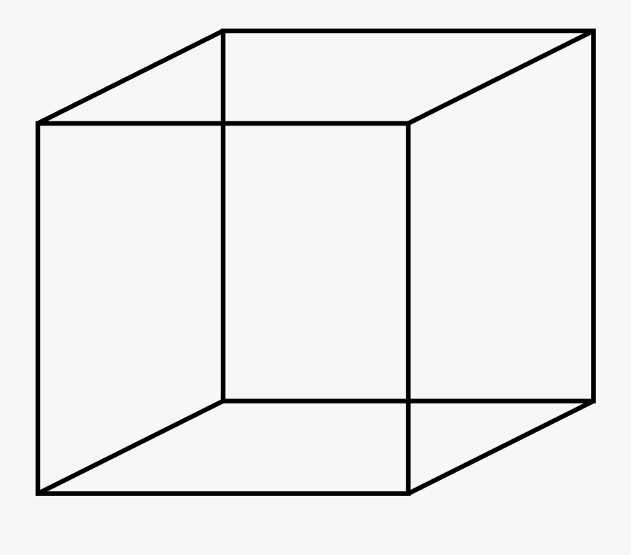 3 Dimensional Cube, Transparent Clipart