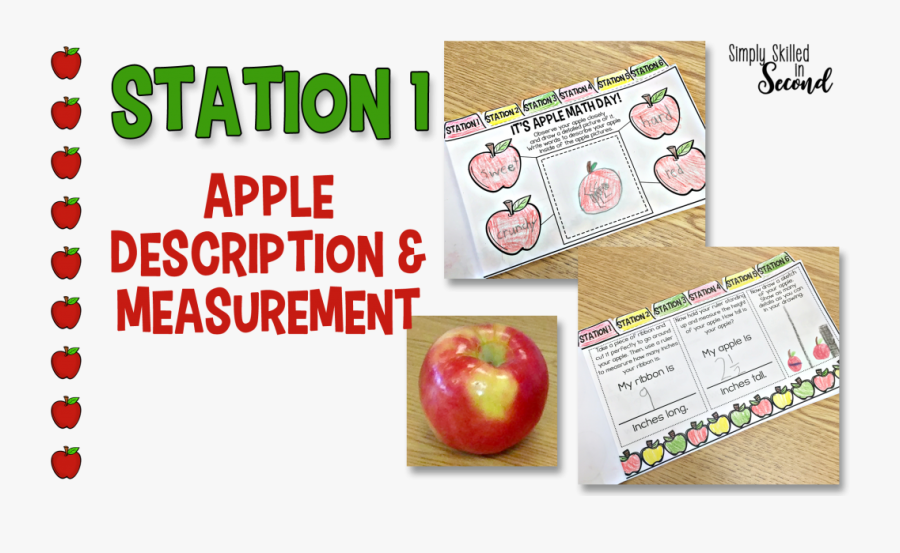 Apple Math, Apple Math Day, Apple Theme Day, Apple - Mcintosh, Transparent Clipart