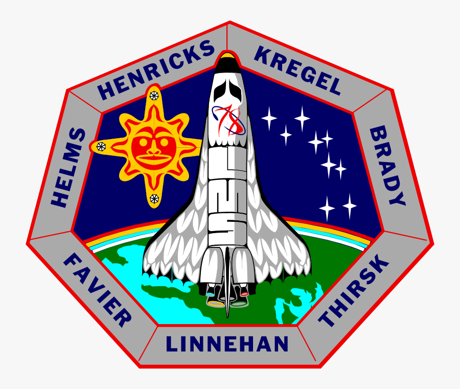 Nasa Sts-78 Patch - Space Mission Sts 78, Transparent Clipart