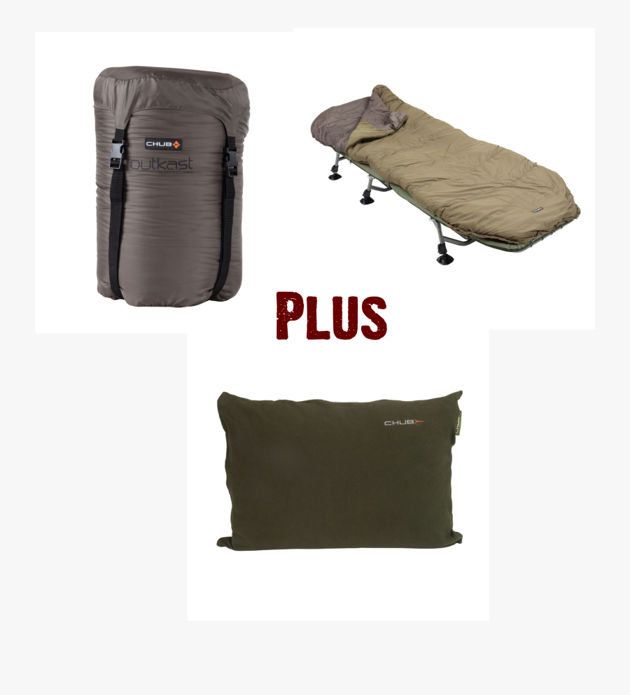 Chub Outkast Sleeping Bag & Pillow - Chub Outkast Sleeping Bag, Transparent Clipart