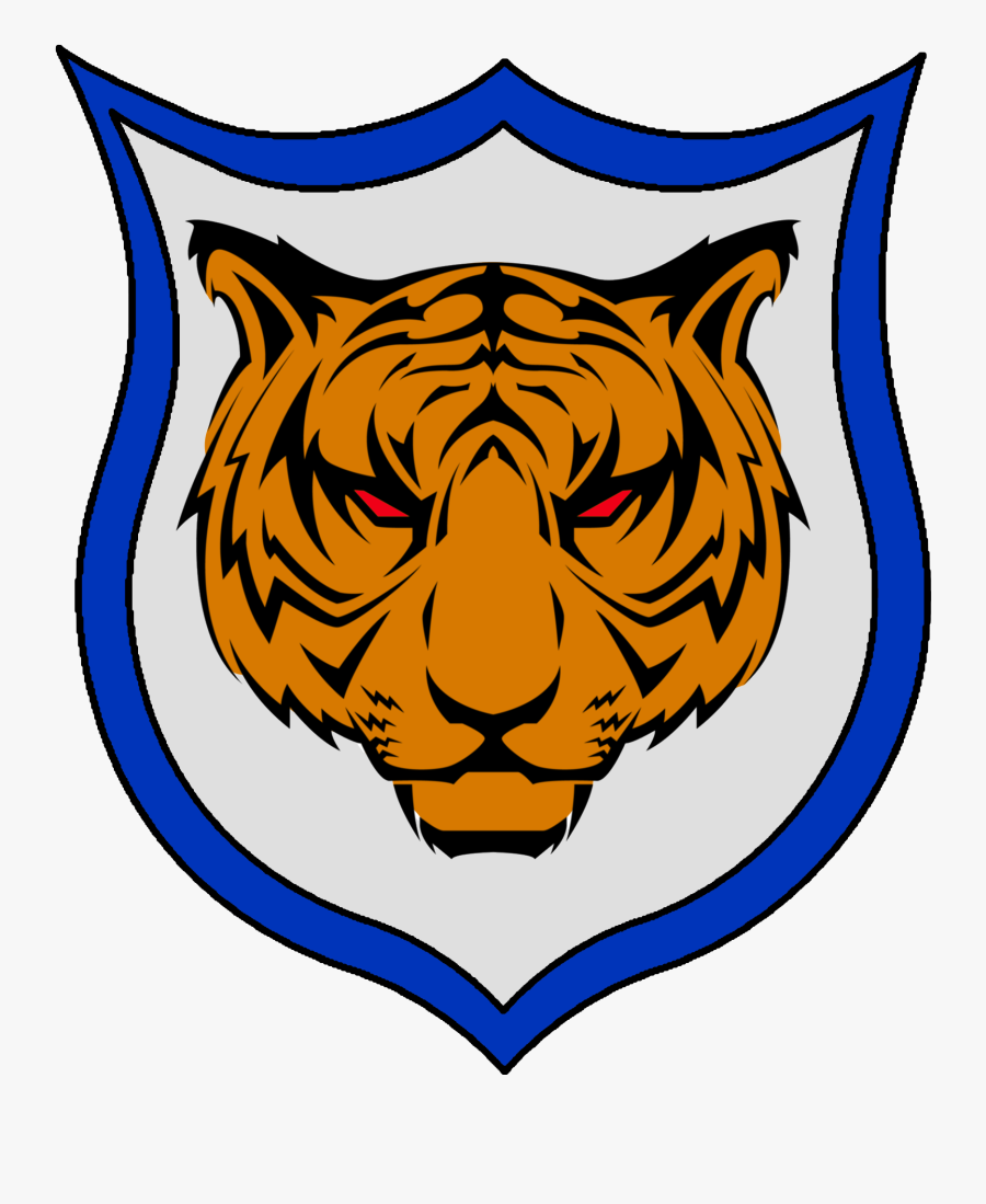 Pvc Morale Patch - Tiger Face Vector Png, Transparent Clipart