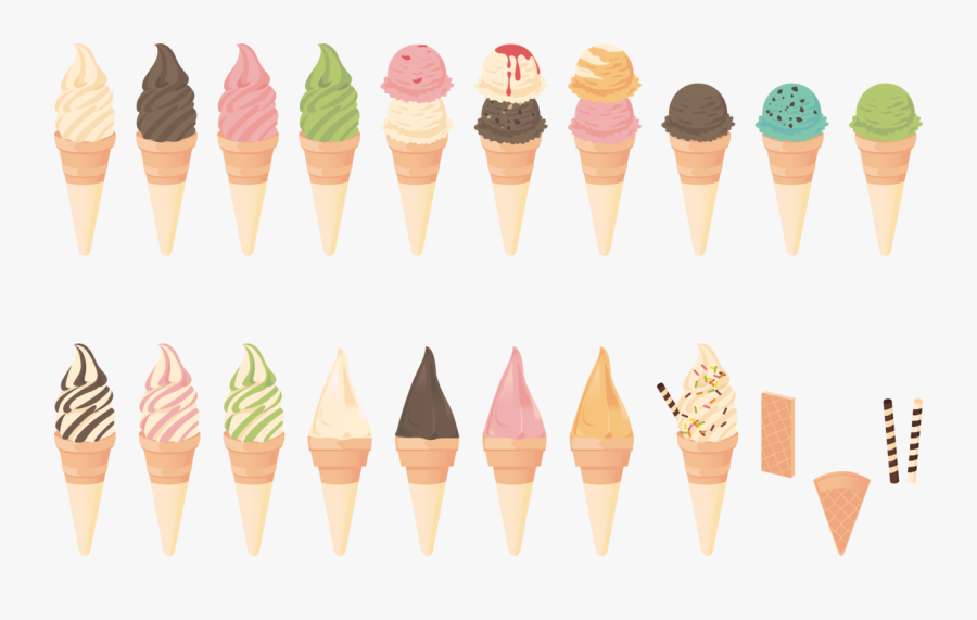 Pencil,dairy Product,ice Cream Cone - アイス クリーム シルエット, Transparent Clipart