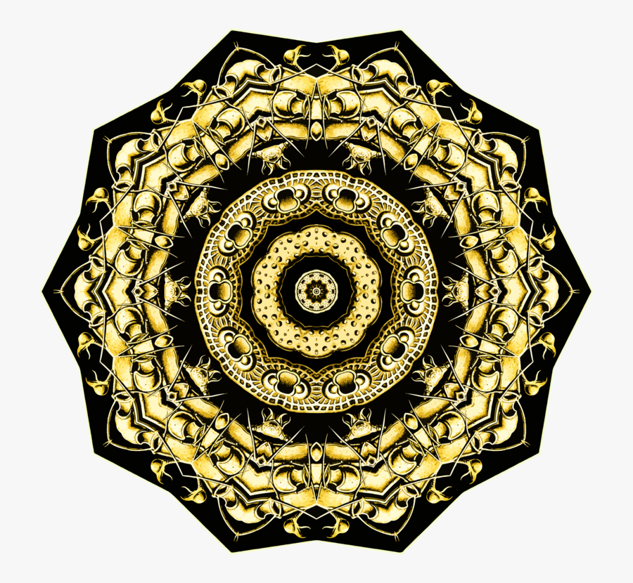 Bling Bling,gold,metal - Circle, Transparent Clipart