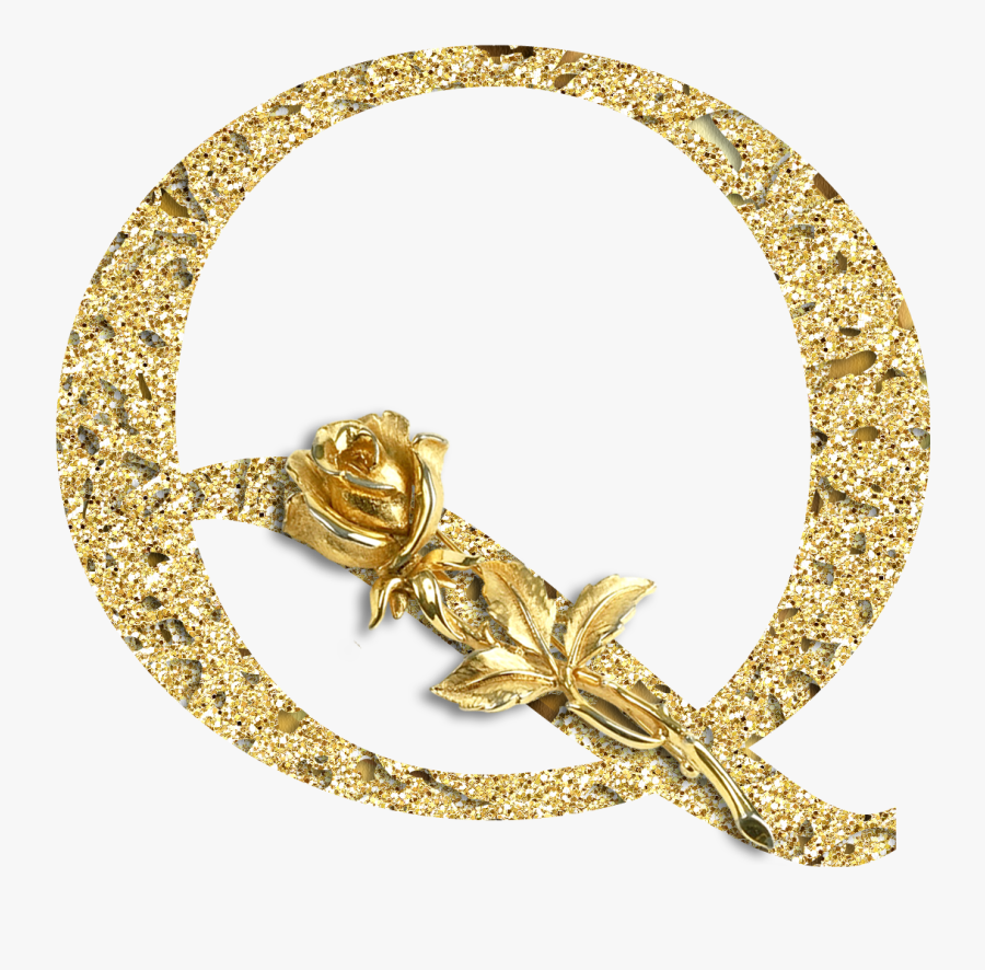 Ch B * ✿ * Alfabeto Floral Oro, Transparent Clipart